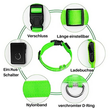 Lade das Bild in den Galerie-Viewer, LED Leuchthalsband LightProtect – Ein sicherer Wegbegleiter (20% Rabatt)